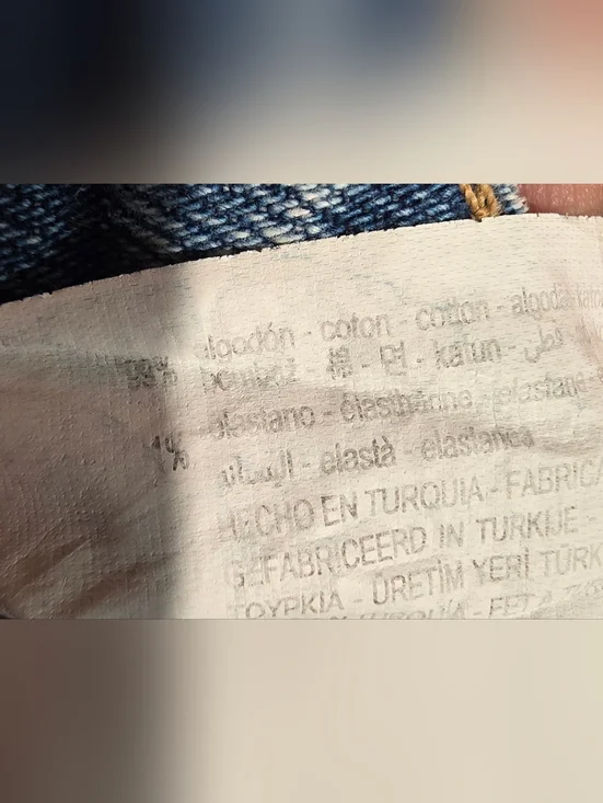 Zara Distressed Straight Leg Jeans Size 4 - Picture 7 of 8